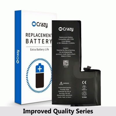 Crazy Improved Quality-  iPhone 11 Pro Max Replacement Battery with Adhesive Strips 3969mAh (TI CHIP: 27546) (Cheapest Price)