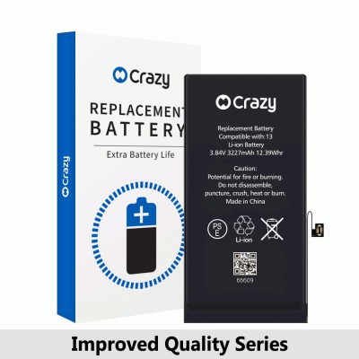 Crazy Improved Quality- iPhone 13 Replacement Battery with Adhesive Strips 3227mAh (TI CHIP: 27546) (Cheapest Price)