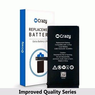 Crazy Improved Quality-iPhone 14 Plus Replacement Battery with Adhesive Strips 4325mAh (TI CHIP: 27546) (Cheapest Price)
