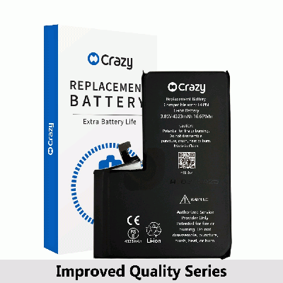 Crazy Improved Quality- iPhone 14 Pro Max Replacement Battery with Adhesive Strips 4323mAh (TI CHIP: 27546) (Cheapest Price)