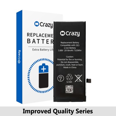 Crazy Improved Quality- iPhone SE (2022) Replacement Battery with Adhesive Strips 2018mAh (TI CHIP: TI 27546-A3 IC) (Cheapest Price)