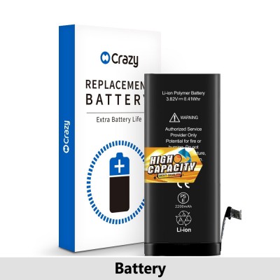 iPhone 6 Replacement Battery with Adhesive Strips 2200mAh (High Capacity+SinoWealth Solution)
