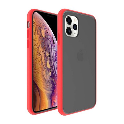 Transparent Frosted PC Colorful TPU Bumper Case Cover for iPhone 12 Pro Max