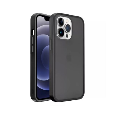 Transparent Frosted PC Colorful TPU Bumper Case for iPhone 13 Pro
