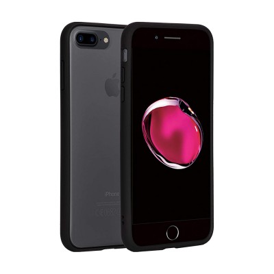 Transparent Frosted PC Colorful TPU Bumper Case for iPhone 6 Plus / 6S Plus / 7 Plus / 8 Plus