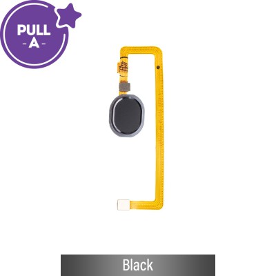 Fingerprint Reader with Flex Cable for Samsung Galaxy A10s A107F (PULL-A)-Black