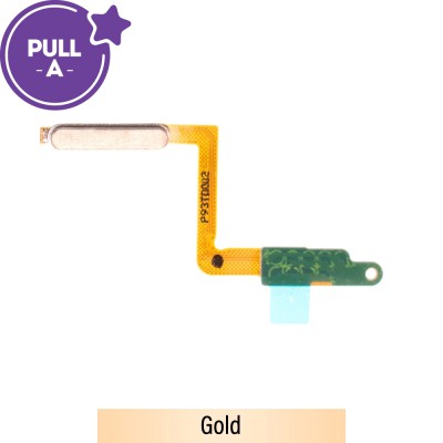 Power & Fingerprint Reader Flex Cable for Samsung Galaxy A7 (2018) A750F (PULL-A)-Gold