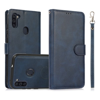 Magnetic Split PU Leather Flip Wallet Cover Case for Samsung Galaxy A11