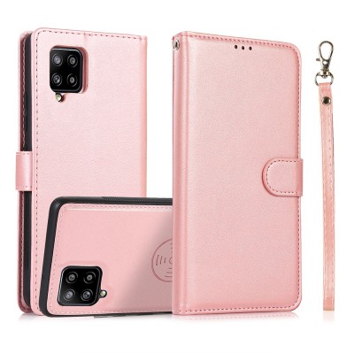 Magnetic Split PU Leather Flip Wallet Case for Samsung Galaxy A12