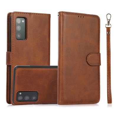 Magnetic Split PU Leather Flip Wallet Cover Case for Samsung Galaxy S20 FE