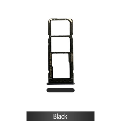 Dual SIM Card Tray for Samsung Galaxy A10 A105F-Black (Not for AU)