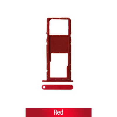 Single SIM Card Tray for Samsung Galaxy A11 A115F-Red