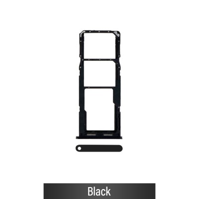 Dual SIM Card Tray for Samsung Galaxy A22 5G A226B-Black (Not for AU)