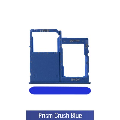 Single SIM Card Tray for Samsung Galaxy A41 A415F-Prism Crush Blue