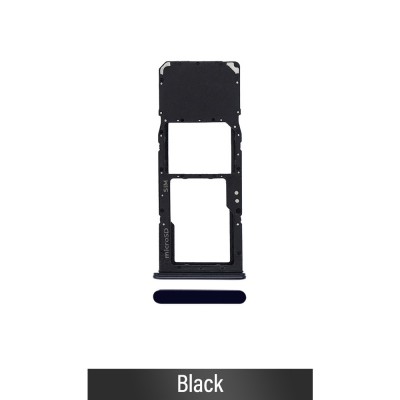 Single SIM Card Tray for Samsung Galaxy A70 A705F-Black