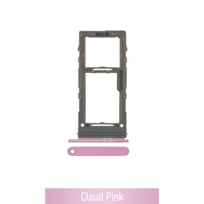 Single SIM Card Tray for Samsung Galaxy S20 / S20 Plus / S20 Ultra-Cloud Pink