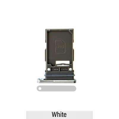 Single SIM Card Tray for Samsung Galaxy S21 FE 5G G990B-White