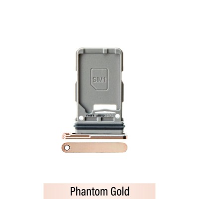 Single SIM Card Tray for Samsung Galaxy S21 Plus 5G G996-Phantom Gold