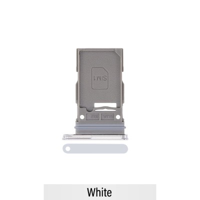 Single SIM Card Tray for Samsung Galaxy S22 S901B / S22 Plus S906B-White