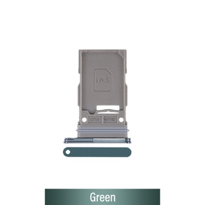 Single SIM Card Tray for Samsung Galaxy S22 S901B / S22 Plus S906B-Green