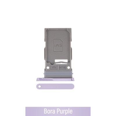 Single SIM Card Tray for Samsung Galaxy S22 S901B / S22 Plus S906B-Bora Purple