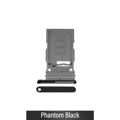 Single SIM Card Tray for Samsung Galaxy S23 Ultra S918B-Phantom Black