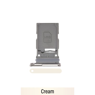 Single SIM Card Tray for Samsung Galaxy S23 S911B / S23 Plus S916B-Cream