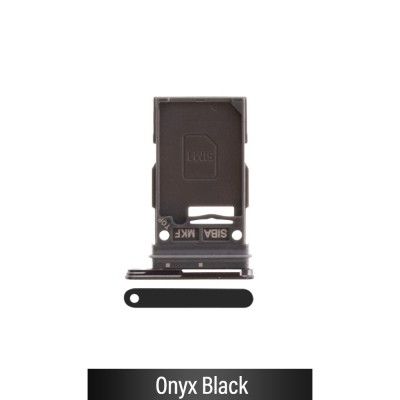 Single SIM Card Tray for Samsung Galaxy S24 S921B / S24 Plus S926B-Onyx Black