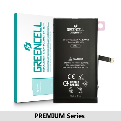 Greencell PREMIUM Series- iPhone 14 Plus Replacement Battery with Adhesive Strips 4325mAh (Original Chip & Cell Best Quality in the Market)