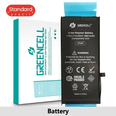 Greencell (Standard Capacity 2691mAh) iPhone 8 Plus Replacement Battery with Adhesive Strips