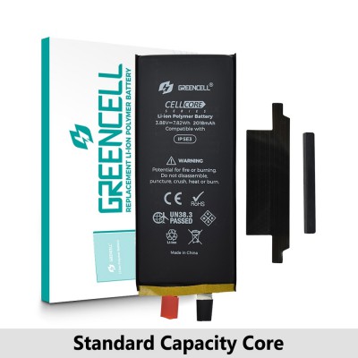 Greencell Core Series-Standard Capacity 2018mAh iPhone SE (2022) Replacement Battery Core with Adhesive Strips 