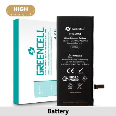 Greencell (High Capacity 3700mAh) iPhone 6 Plus Replacement Battery with Adhesive Strips