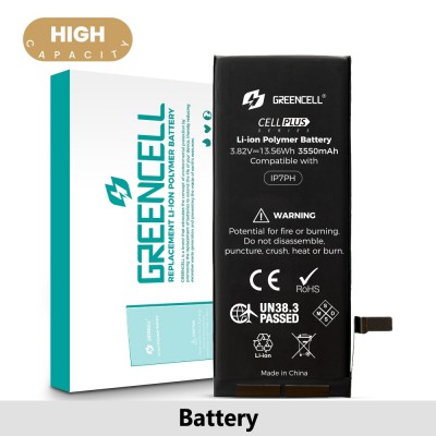 Greencell (High Capacity 3550mAh) iPhone 7 Plus Replacement Battery with Adhesive Strips