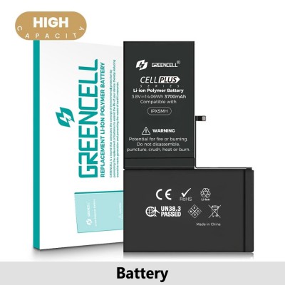 Greencell (High Capacity 3700mAh) iPhone XS Max Replacement Battery with Adhesive Strips (Original Chip Best Quality In The Market)