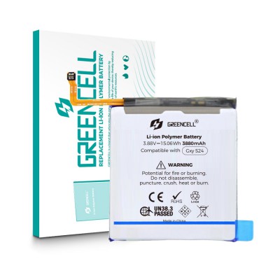 Greencell Samsung Galaxy S24 5G G9121B Replacement Battery with Adhesive Strips 3880mAh