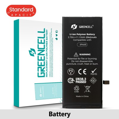 Greencell (2942mAh) iPhone XR Replacement Battery with Adhesive Strips (Original chip best quality in the market )