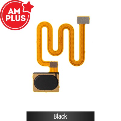 AMPLUS Fingerprint Reader with Flex Cable for OPPO A9 (2020)-Black