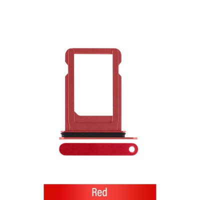 Dual SIM Card Tray for iPhone XR-Red (Not for AU)