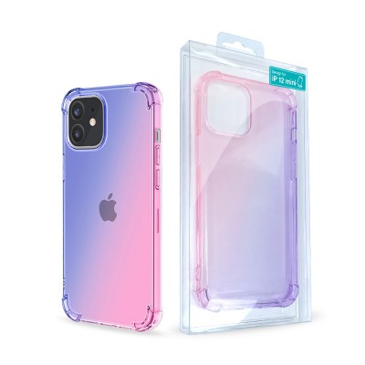 Clear Rainbow Airbag Bumper Shockproof Case Cover for iPhone 12 mini (5.4'')