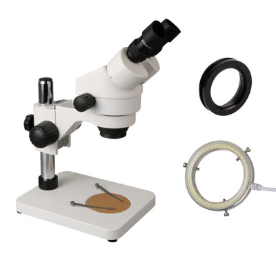 Binocular Microscope 7X-45X with LED Light for Mobile Phone Repair