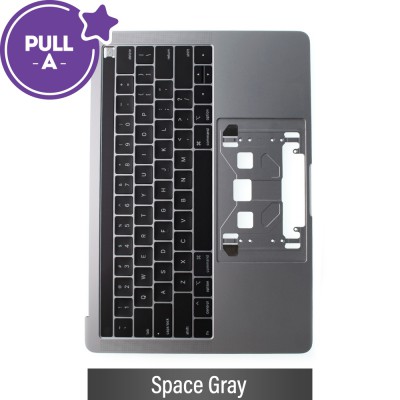 Top Case With Keyboard For MacBook Pro 13" A1989 (PULL-A)-Space Gray