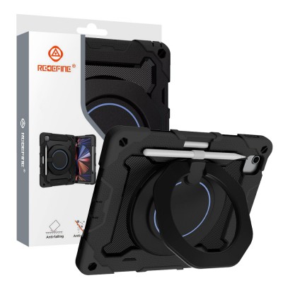 Armor Shockproof Handle Ring Rotation Case Cover for iPad Air 13 (2024) / Air 13 (2025)