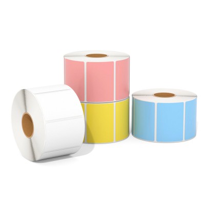 Blank Color Labels-Thermal Transfer Rolls (50x30mm, 800 labels/roll)