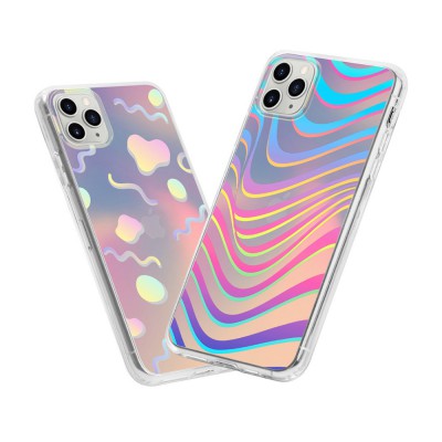 Hologram Aurora Laser Case with Pattern for iPhone 12 mini (5.4'')