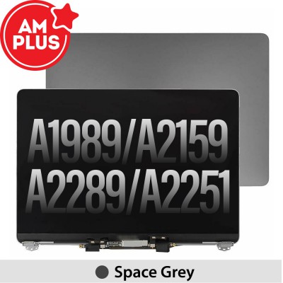 AMPLUS Complete LCD Display Assembly for MacBook Pro 13" A1989(2018-2019) A2159(2019) A2289(2020) A2251(2020)-Space Gray