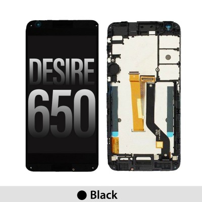 LCD Assembly with Frame for HTC Desire 650-Black