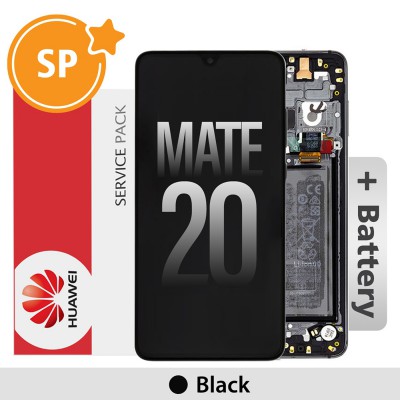 Huawei Mate 20 LCD Screen Digitizer 02352ETG (Service Pack)-Black