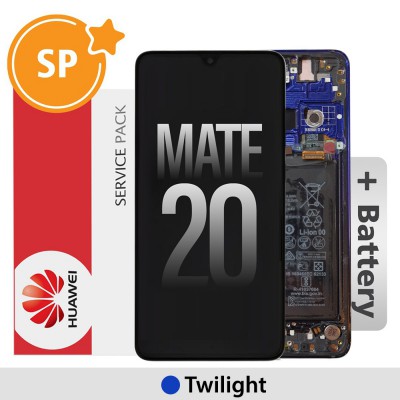 Huawei Mate 20 LCD Screen Digitizer 02352FRA (Service Pack)-Twilight