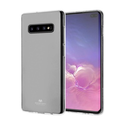 Mercury Transparent Jelly Case Cover for Samsung Galaxy S10