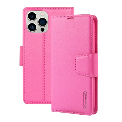 Hanman PU Flip Leather Wallet Cover Case for iPhone 14 Pro Max